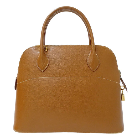 HERMES エルメス ボリード31 2wayバッグ ゴールド ブラウン ゴールド金具 クシュベル レディース □A(1997年製造)【中古】