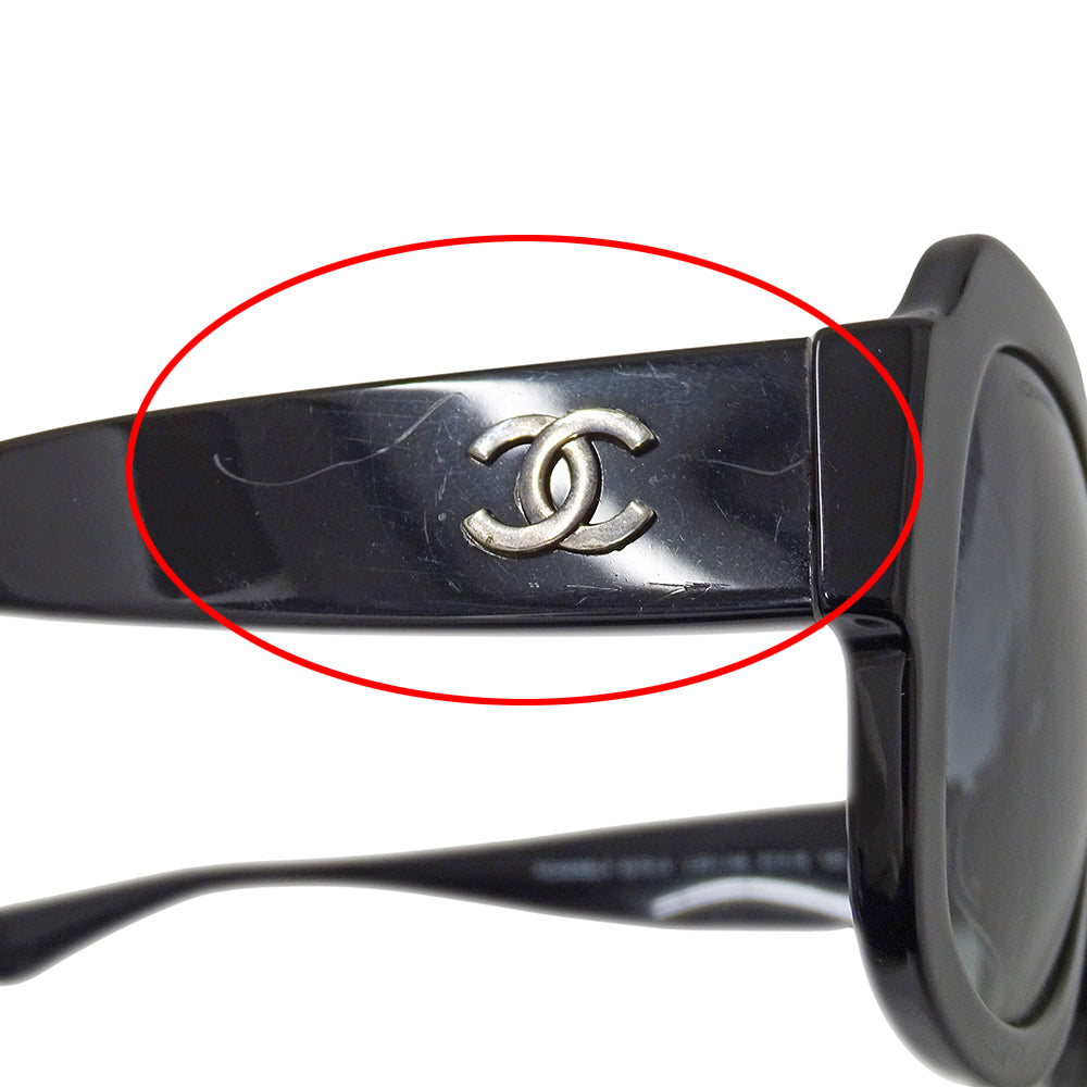 CHANEL シャネル サングラス ブラック 5373-A レディース 【中古】