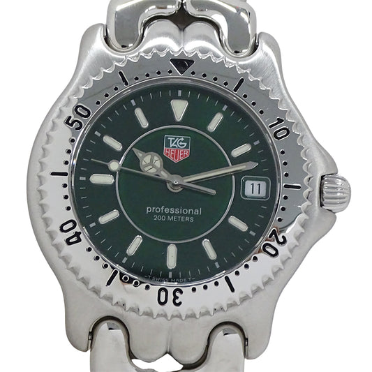 TAG Heuer タグホイヤー セル WG111E メンズ 腕時計 デイト クオーツ SS 磨き済み【中古】