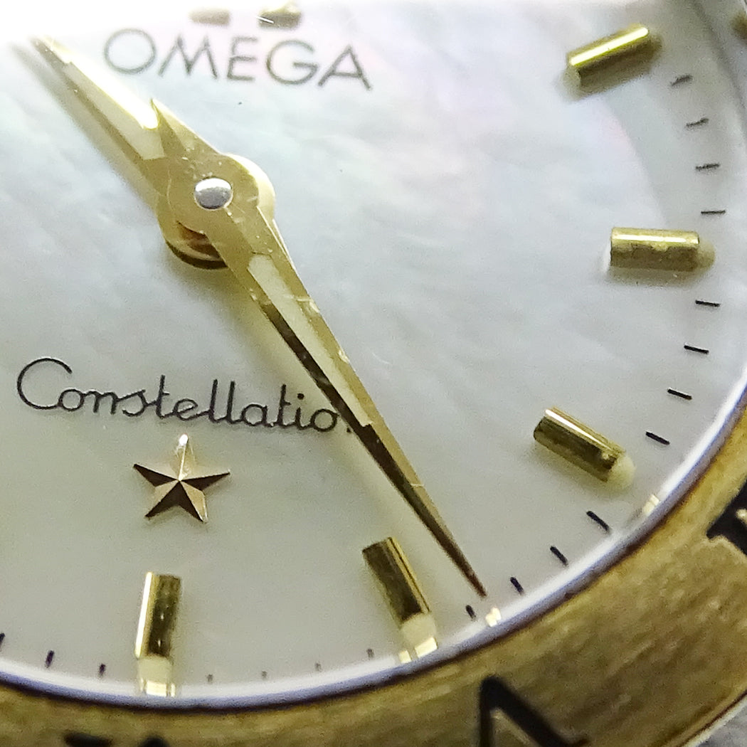 OMEGA オメガ コンステレーション ミニ 1362.70 レディース 腕時計 クオーツ QZ SS YG 磨き済み【中古】