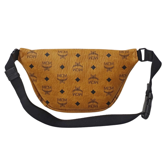 エム・シー・エム MCM ボディ・ウエストバッグ ヴィセトス コニャック レディース メンズ 【中古】