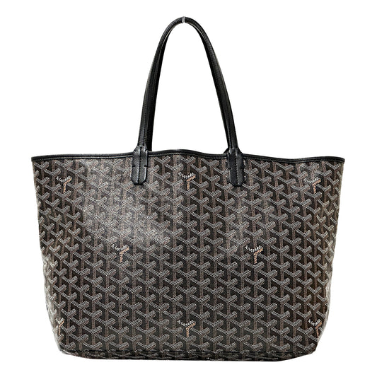 GOYARD ゴヤール サンルイ PM トートバッグ ブラック コーティングキャンバス レディース 【中古】