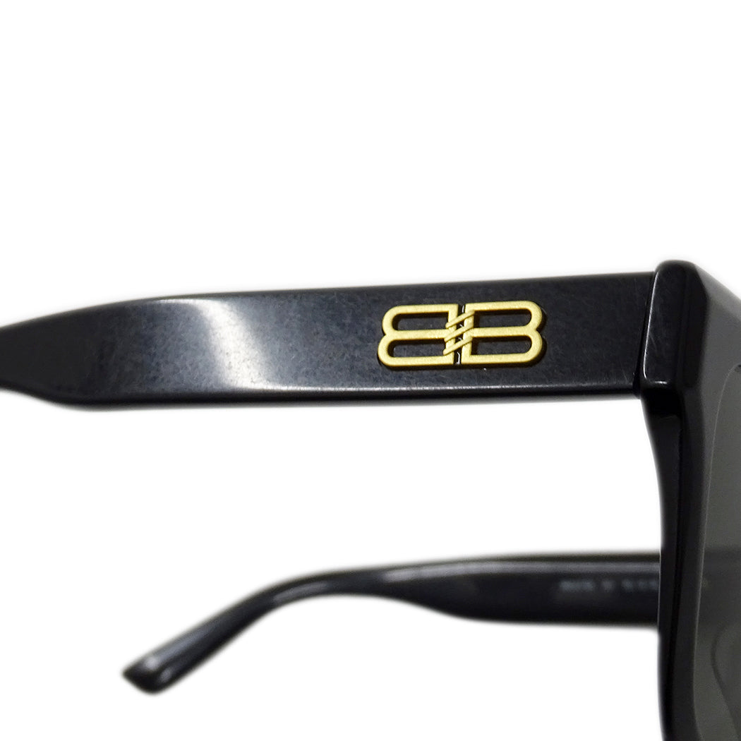 BALENCIAGA バレンシアガ サングラス ブラック BB0237SA レディース メンズ 【中古】