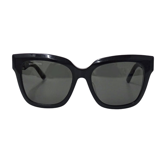 BALENCIAGA バレンシアガ サングラス ブラック BB0237SA レディース メンズ 【中古】