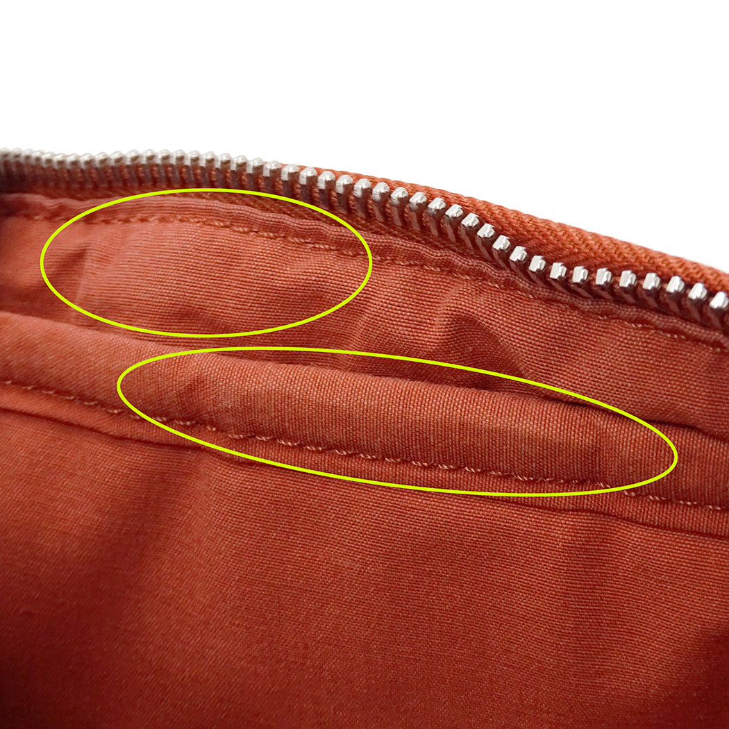 HERMES エルメス アカプルコ バンドリエールMM ショルダーバッグ トワルシェブロン シルバー金具 キャンバス レディース 【中古】