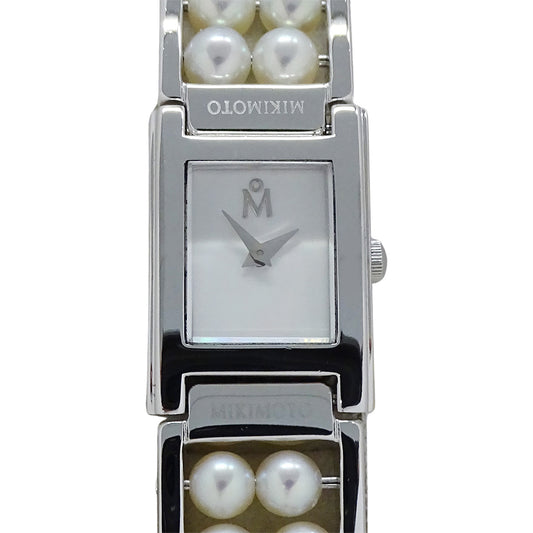MIKIMOTO ミキモト NNS-8019PF レディース 腕時計 パール 真珠 シェル クオーツ SS 磨き済み【中古】