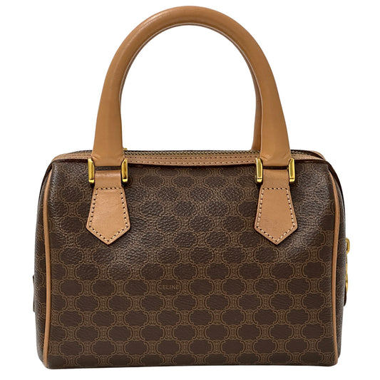 CELINE セリーヌ 2wayバッグ マカダム ブラウン PVC レディース 【中古】