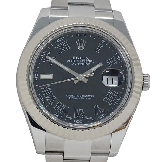 ROLEX ロレックス デイトジャストII 116334 ランダム番 メンズ 腕時計 自動巻き AT SS WG 磨き済み【中古】