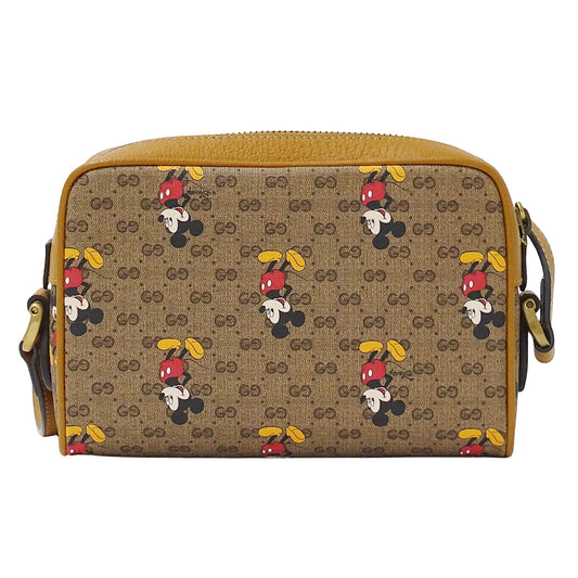 GUCCI グッチ ショルダーバッグ マイクロGG ブラウン 602536 GGスプリームキャンバス レディース 【中古】