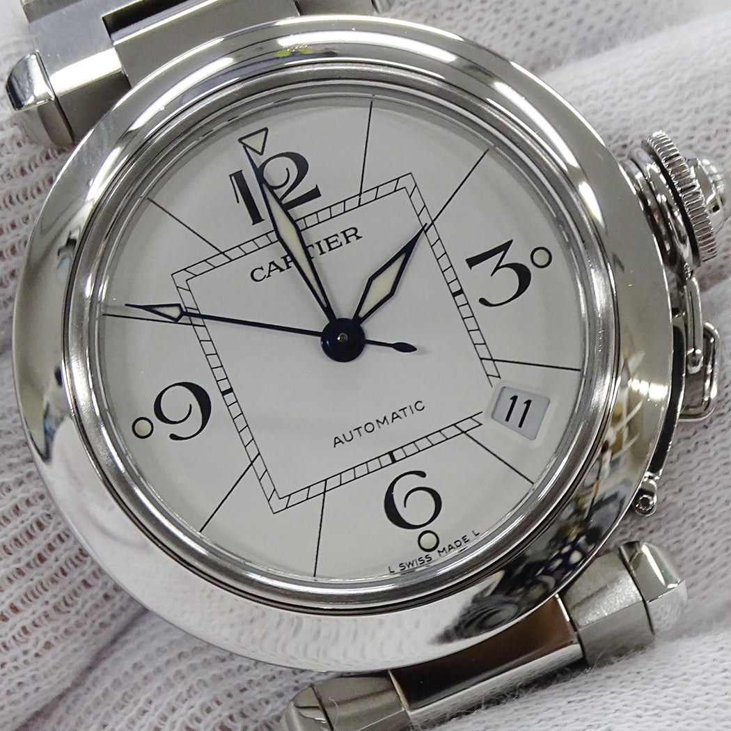 Cartier カルティエ パシャC W31074M7 ボーイズ 腕時計 自動巻き AT ステンレス 磨き済み【中古】