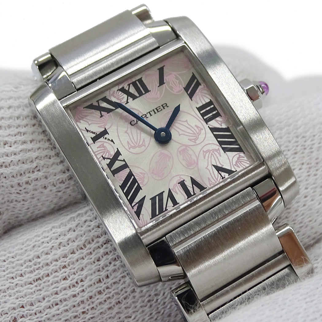 Cartier カルティエ タンクフランセーズ W51031Q3 レディース 腕時計 2006年クリスマス限定 クオーツ QZ ステンレス 磨き済み【中古】