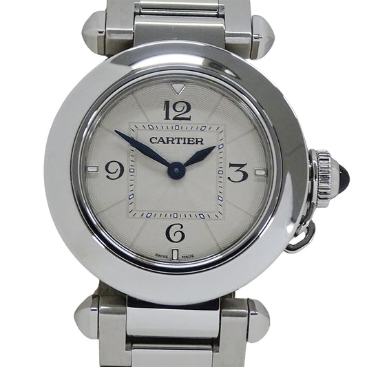Cartier カルティエ パシャ WSPA0021 レディース 腕時計 クオーツ SS 磨き済み【中古】