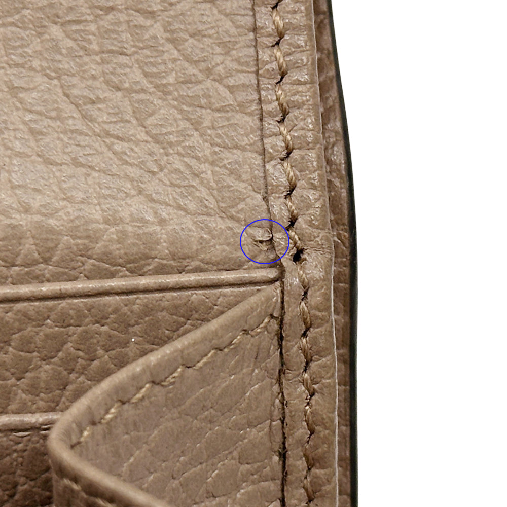 GUCCI グッチ 三つ折り財布 プチマーモント GGスプリーム ピンク ブラウン 598587 PVC レディース 【中古】