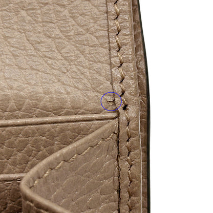 GUCCI グッチ 三つ折り財布 プチマーモント GGスプリーム ピンク ブラウン 598587 PVC レディース 【中古】