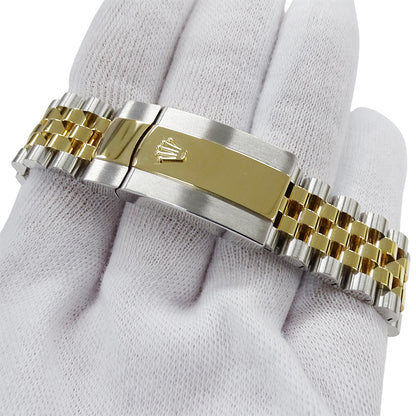 ROLEX ロレックス デイトジャスト 126233 ランダム番 メンズ 腕時計 Ⅵ･Ⅸダイヤモンド 自動巻き SS YG OH･磨き済み【中古】