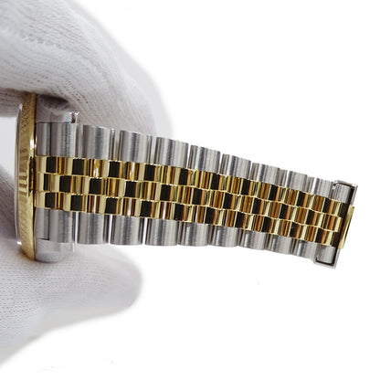 ROLEX ロレックス デイトジャスト 126233 ランダム番 メンズ 腕時計 Ⅵ･Ⅸダイヤモンド 自動巻き SS YG OH･磨き済み【中古】