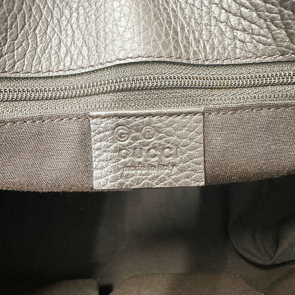 GUCCI グッチ トートバッグ ダークブラウン 419689 レザー レディース メンズ 【中古】
