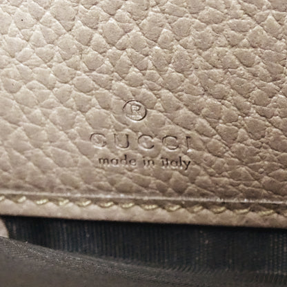 GUCCI グッチ 長財布 ピンクベージュ ブラウン 456117 GGスプリームキャンバス レディース 【中古】