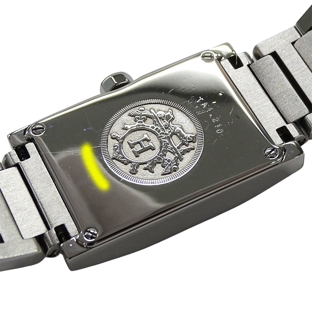 HERMES エルメス タンデム TA1.210 レディース 腕時計 クオーツ QZ ステンレス SS シェル 磨き済み 【中古】