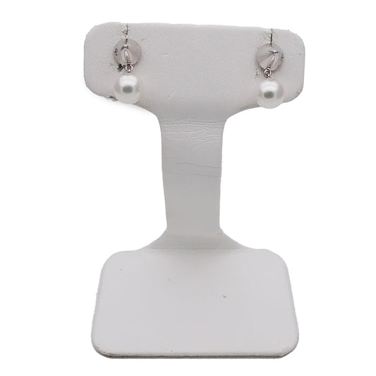 TASAKI タサキ リファインド リベリオンプラス ピアス 750WG ホワイトゴールド パール ダイヤモンド レディース 【中古】