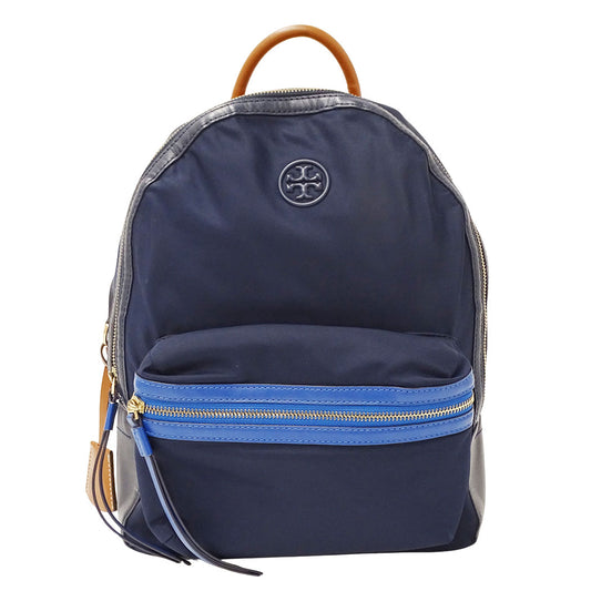 Tory Burch トリーバーチ リュック ネイビー ナイロン レディース 【中古】