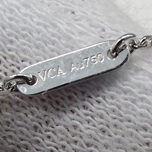 Van Cleef & Arpels ヴァンクリーフ＆アーペル フリヴォル ミニ ブレスレット 750WG ホワイトゴールド ダイヤモンド レディース 磨き済み 【中古】