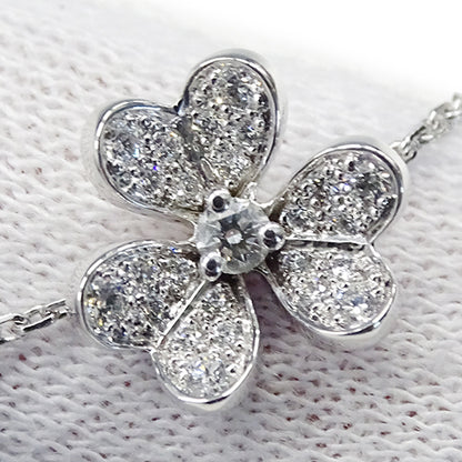 Van Cleef & Arpels ヴァンクリーフ＆アーペル フリヴォル ミニ ブレスレット 750WG ホワイトゴールド ダイヤモンド レディース 磨き済み 【中古】