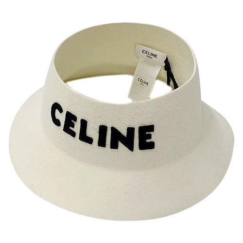 CELINE セリーヌ その他帽子 ホワイト レディース 【中古】