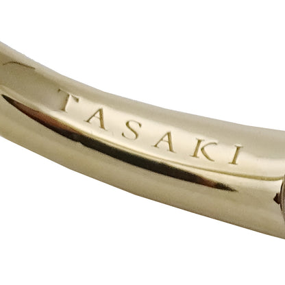 TASAKI タサキ デインジャー ファング リング 指輪 750YG イエローゴールド アコヤパール ダイヤモンド 約9号 レディース 磨き済み 【中古】