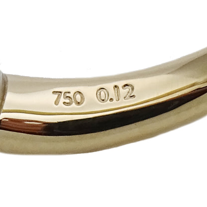 TASAKI タサキ デインジャー ファング リング 指輪 750YG イエローゴールド アコヤパール ダイヤモンド 約9号 レディース 磨き済み 【中古】