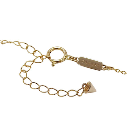 TASAKI タサキ プチ バランス ダイヤモンド ソロ ネックレス アコヤパール 真珠 750SG サクラゴールド レディース P-16743-5-18KSG 磨き済み 【中古】