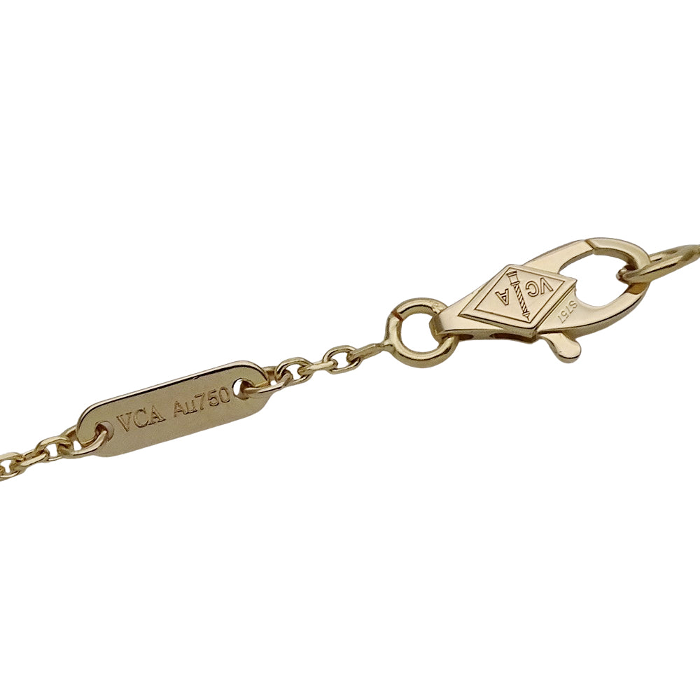 Van Cleef & Arpels ヴァンクリーフ＆アーペル フリヴォル ミニ ブレスレット 750YG イエローゴールド ダイヤモンド レディース 磨き済み 【中古】