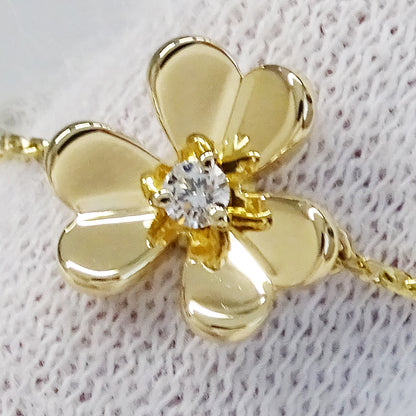 Van Cleef & Arpels ヴァンクリーフ＆アーペル フリヴォル ミニ ブレスレット 750YG イエローゴールド ダイヤモンド レディース 磨き済み 【中古】