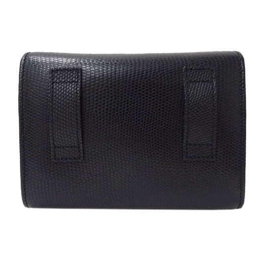 Ferragamo フェラガモ ショルダーバッグ ヴァラリボン ブラック レザー レディース 【中古】