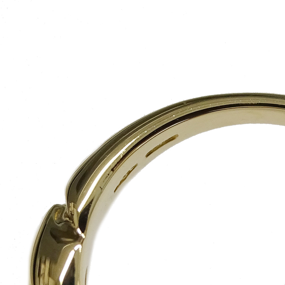 BVLGARI ブルガリ パッソドッピオ リング 指輪 750YG イエローゴールド パール レディース 【中古】