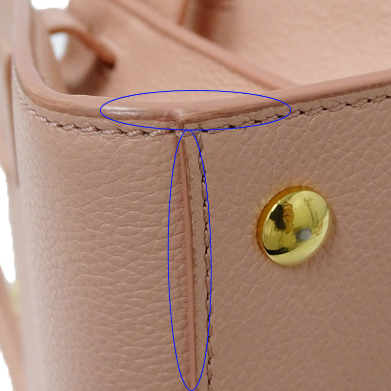 BURBERRY バーバリー 2wayバッグ ピンク レザー レディース 【中古】