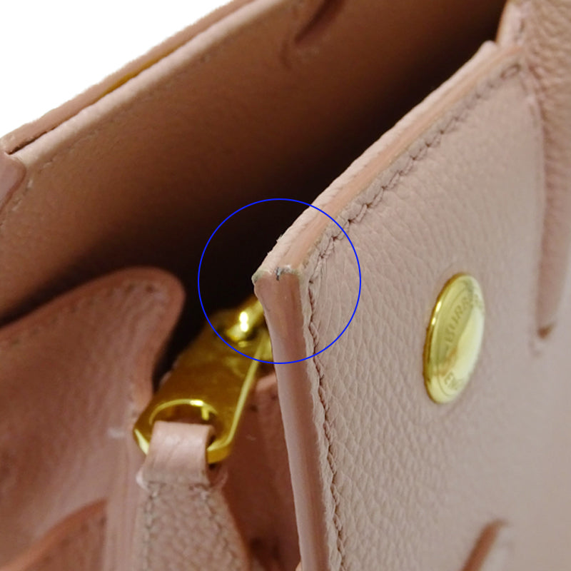 BURBERRY バーバリー 2wayバッグ ピンク レザー レディース 【中古】