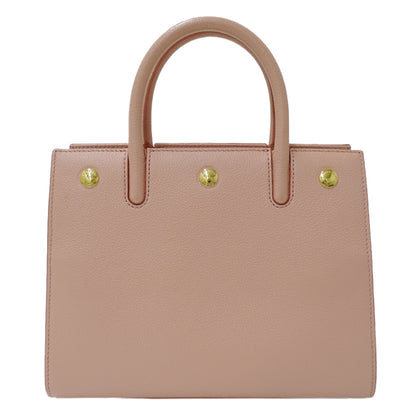 BURBERRY バーバリー 2wayバッグ ピンク レザー レディース 【中古】