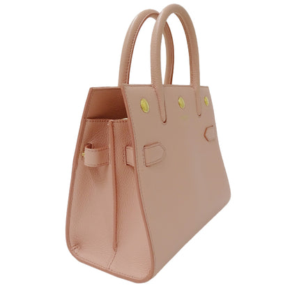 BURBERRY バーバリー 2wayバッグ ピンク レザー レディース 【中古】