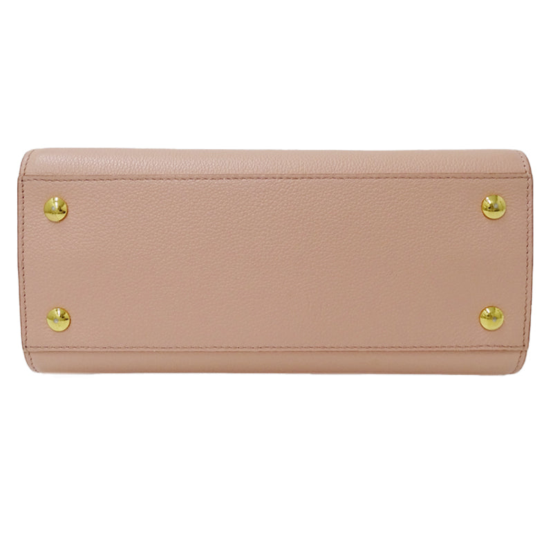 BURBERRY バーバリー 2wayバッグ ピンク レザー レディース 【中古】