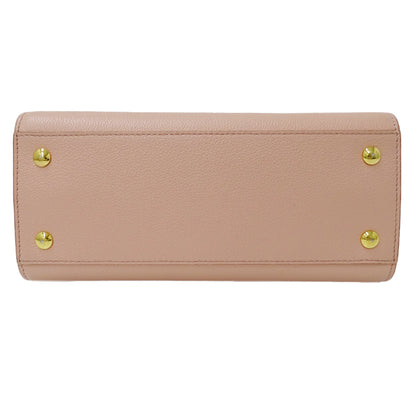 BURBERRY バーバリー 2wayバッグ ピンク レザー レディース 【中古】