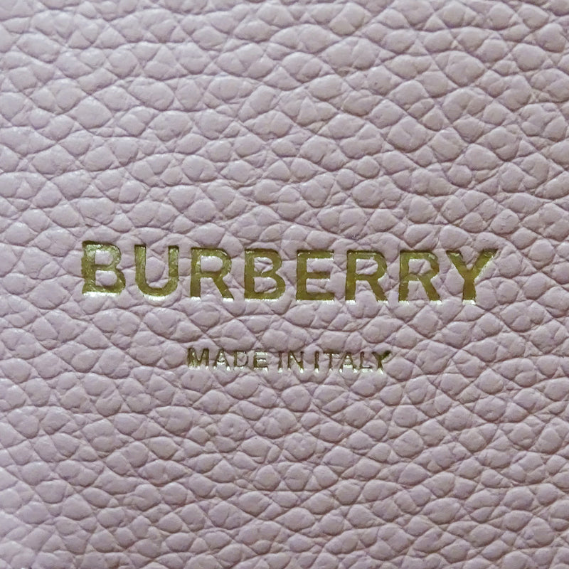 BURBERRY バーバリー 2wayバッグ ピンク レザー レディース 【中古】