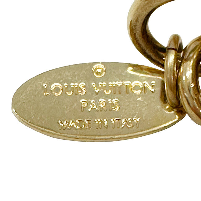 LOUIS VUITTON ルイ・ヴィトン ビジューサックタバージュ キーホルダー モノグラム GP ゴールド シルバー レディース メンズ M65090 【中古】