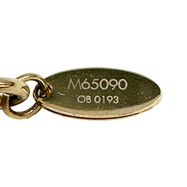 LOUIS VUITTON ルイ・ヴィトン ビジューサックタバージュ キーホルダー モノグラム GP ゴールド シルバー レディース メンズ M65090 【中古】