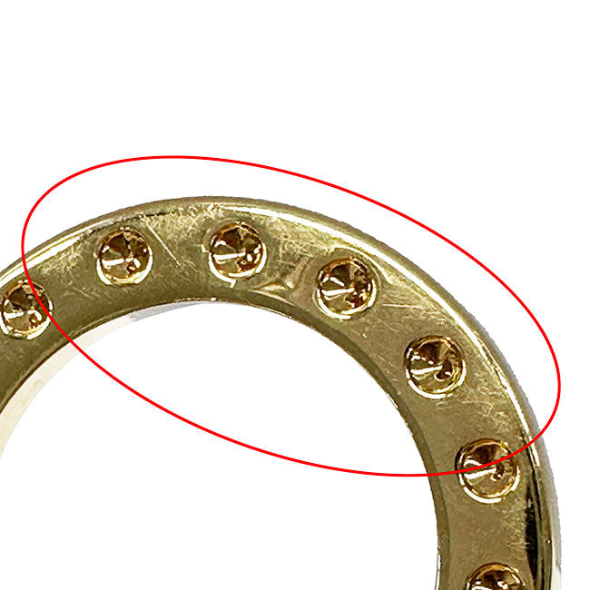 LOUIS VUITTON ルイ・ヴィトン ビジューサックタバージュ キーホルダー モノグラム GP ゴールド シルバー レディース メンズ M65090 【中古】