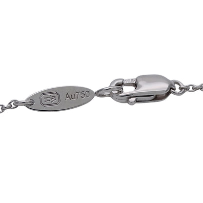 HARRY WINSTON ハリー・ウィンストン HWロゴ ネックレス 750WG ホワイトゴールド ダイヤモンド レディース 磨き済み 【中古】