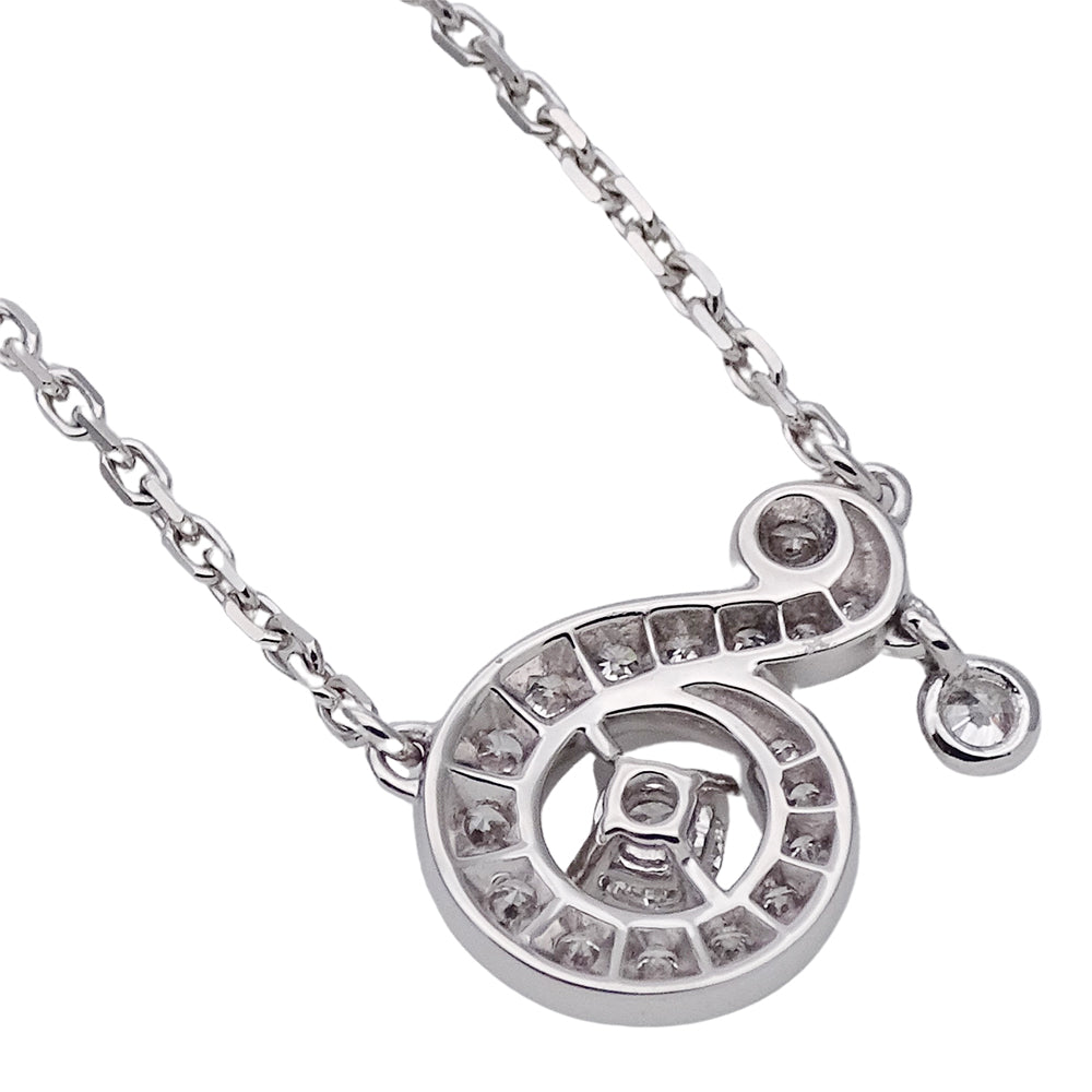 Van Cleef & Arpels ヴァンクリーフ＆アーペル ニドパラディ ネックレス 750WG ホワイトゴールド ダイヤモンド レディース 磨き済み 【中古】