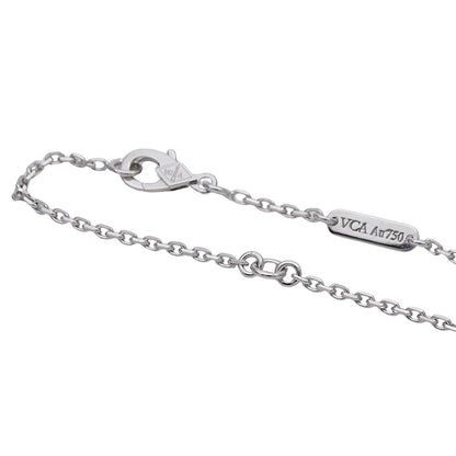 Van Cleef & Arpels ヴァンクリーフ＆アーペル ニドパラディ ネックレス 750WG ホワイトゴールド ダイヤモンド レディース 磨き済み 【中古】