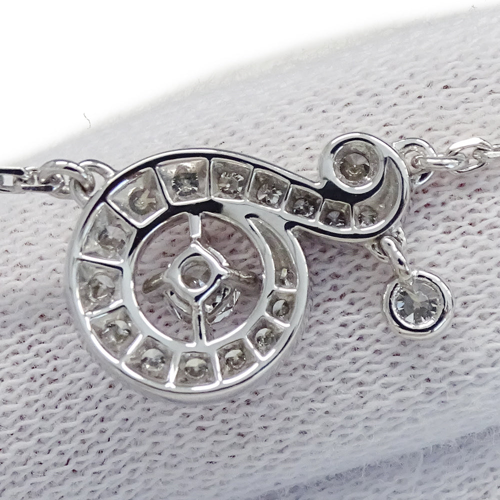 Van Cleef & Arpels ヴァンクリーフ＆アーペル ニドパラディ ネックレス 750WG ホワイトゴールド ダイヤモンド レディース 磨き済み 【中古】