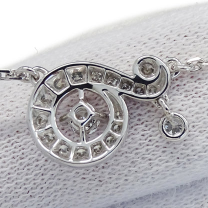 Van Cleef & Arpels ヴァンクリーフ＆アーペル ニドパラディ ネックレス 750WG ホワイトゴールド ダイヤモンド レディース 磨き済み 【中古】